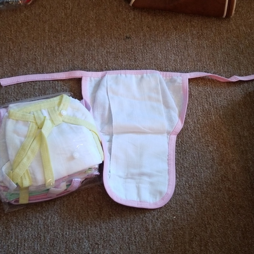 12 brand new cloth nappies